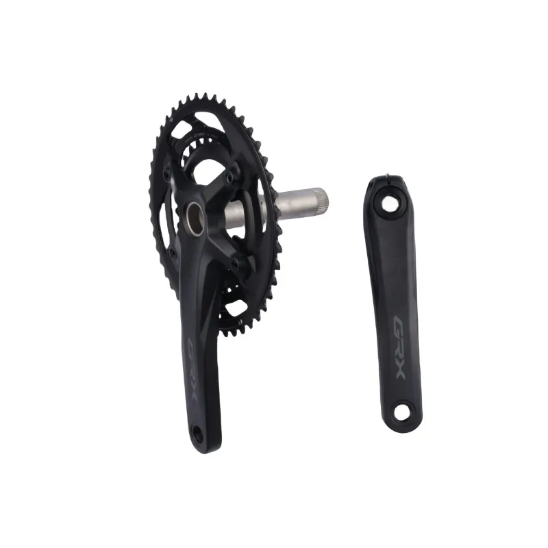 Color: Red, Crank Length: 170mm, Chainwheel Teeth: 30T, bottom bracket: BSA - Shimano GRX RX600 2x11S Crankset 170MM 172.5MM 46-30T Chainring Wheel GRX Gravel Crankset 22speed RS501 PF BB RS500 BSA