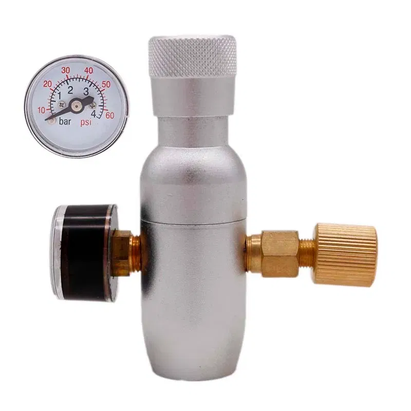 Color: Navy Blue - Homebrew Kegging Premium Regulated Compact CO2 Charger 60/150 psi 3/8-18UNF Free Shipping