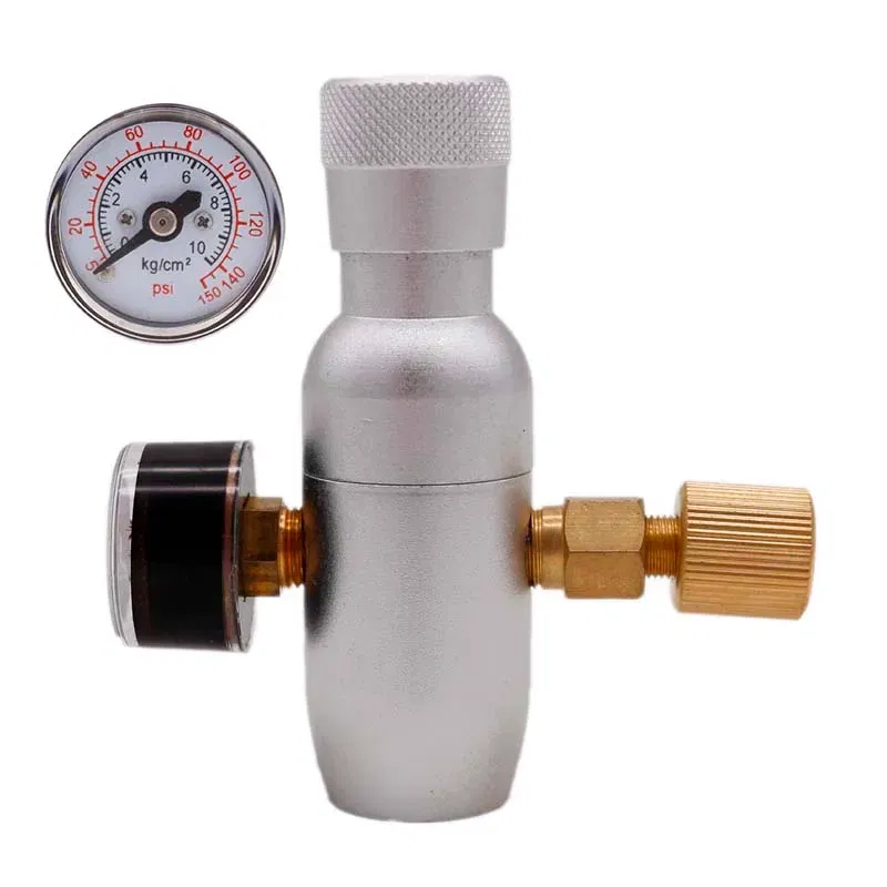 Color: Navy Blue - Homebrew Kegging Premium Regulated Compact CO2 Charger 60/150 psi 3/8-18UNF Free Shipping