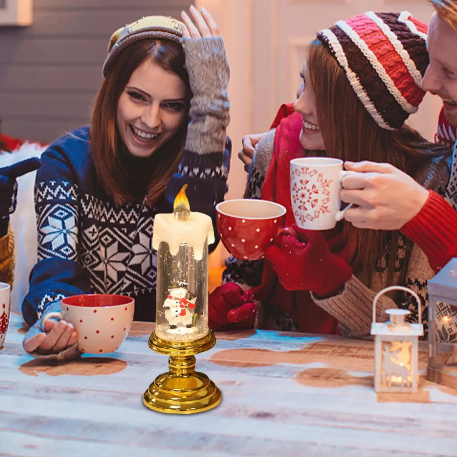 Color: Yellow, Ships From: spain - Led Christmas Candles Christmas Candles With Pedestal Christmas Party Ornament For Him Her Christmas Gift For Changing