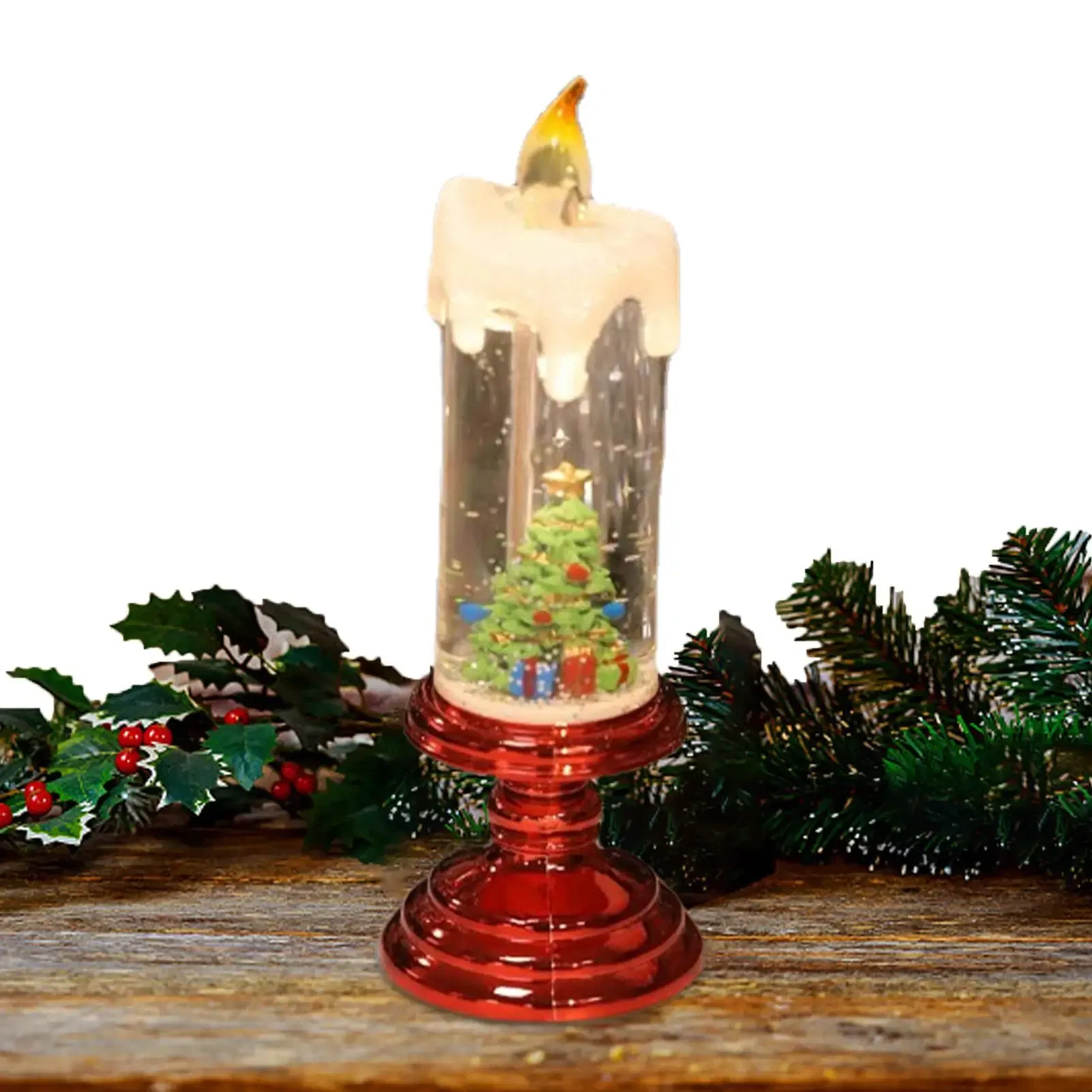 Color: Yellow, Ships From: spain - Led Christmas Candles Christmas Candles With Pedestal Christmas Party Ornament For Him Her Christmas Gift For Changing
