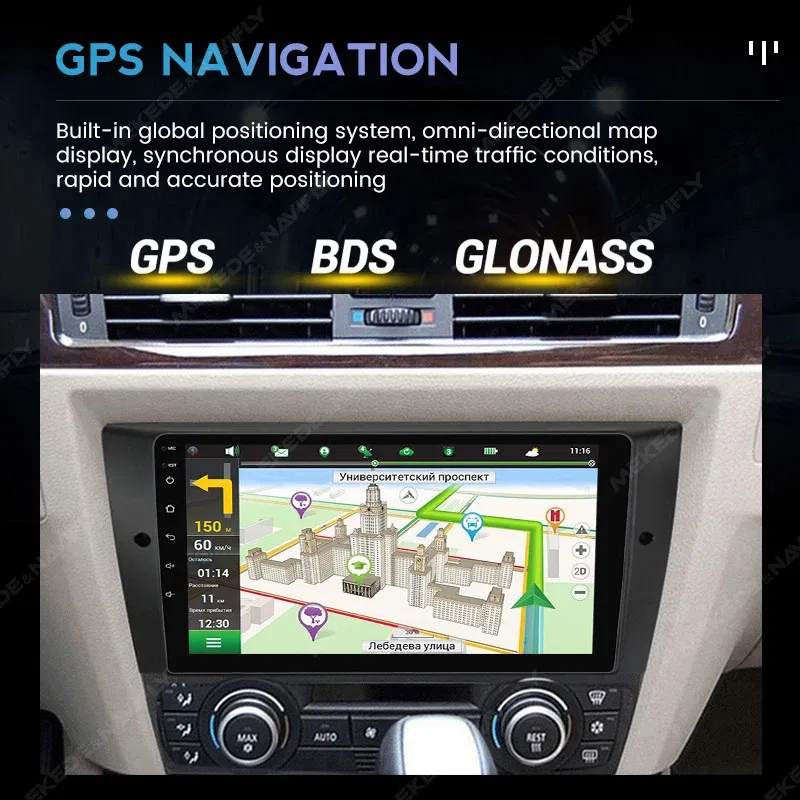 Color: WHITE - MEKEDE IPS 9 Inch For BMW 3-Series E90 E91 E92 E93 2005-2013 Autoradio Multimedia Head Unit No 2 Din GPS Navigation WIFI FM
