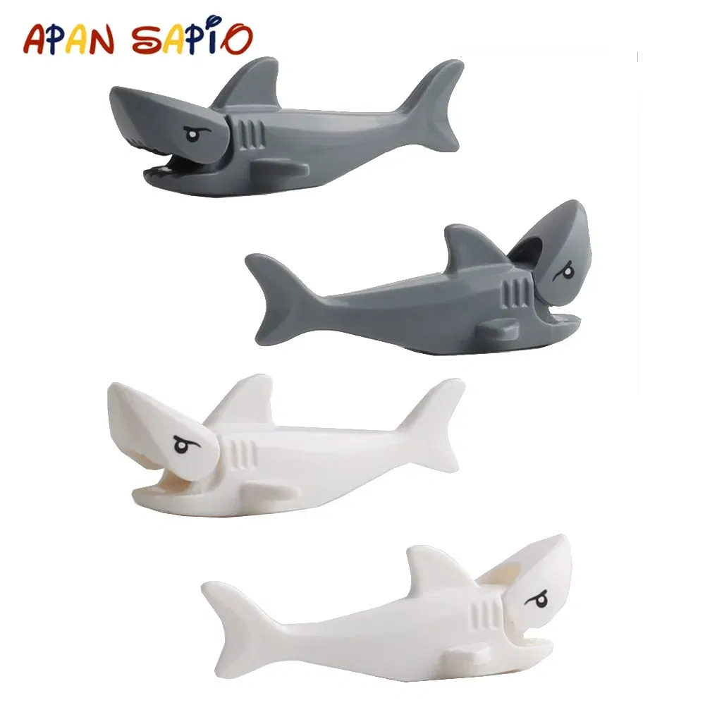 Color: Dark Khaki - Animal Building Blocks Model Crocodile Leopard Educational Games Figure Brick Toys for Children Kids