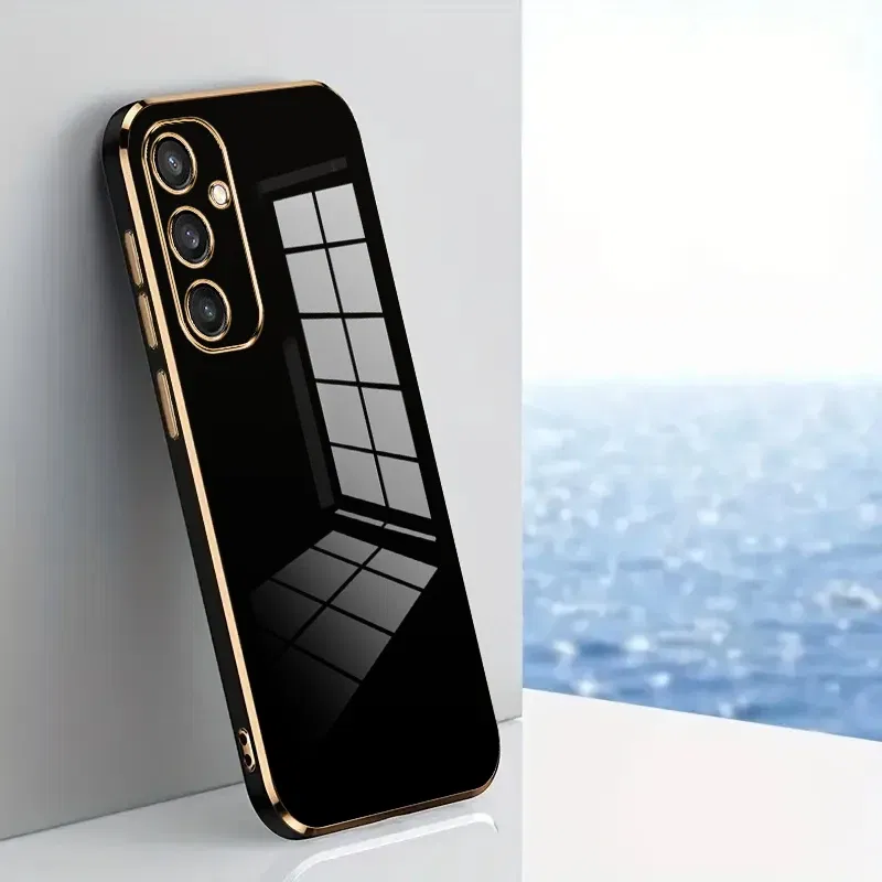 Material: NEOPRENE, Color: Black - TPU Electroplating Case for Samsung Galaxy Note 10 20 Plus UItra S20 FE S21FE S21 S22 S23 S24 Plus Uitra A52 A71 A51 A72 Cover
