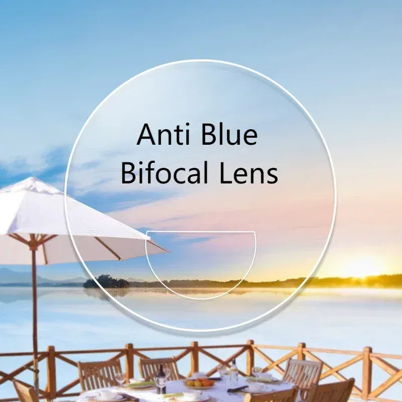 Ships From: CHINA, Lenses Color: green, Lens Index: 1.56 - Bifocal Prescription Lens Glasses CR39 Optical Glasses Lenses 1.56/1.61/1.67/1.74 Professional Custom Prescription Lenses