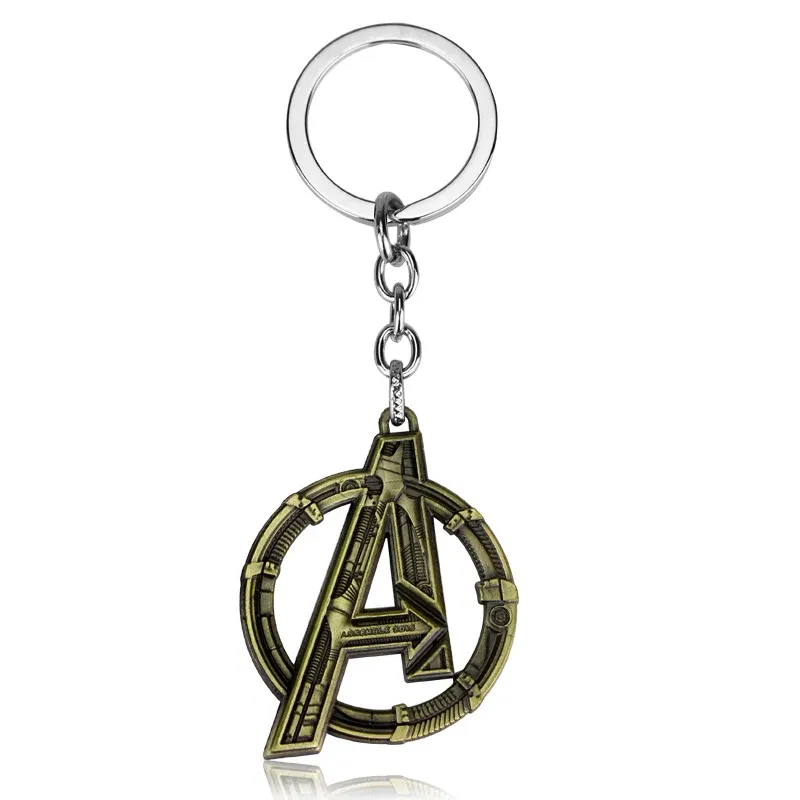 Color: WHITE, Ships From: CHINA - Marvel Logo Keychain The Avengers Figure Captain America Backpack Key Holder Jewelry Accessories Keyrings for Fan Gifts