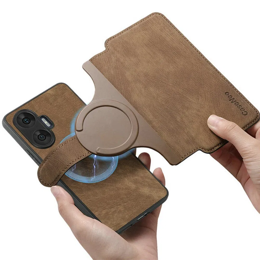 Color: PURPLE, Material: Plastic - Detachable 2IN1 Leather Card Funda for Xiaomi Poco F7 X7 M7 Pro 5G Luxury Case Magnetic Wallet Etui Poco X7 Pro F 7 Ultra Cover