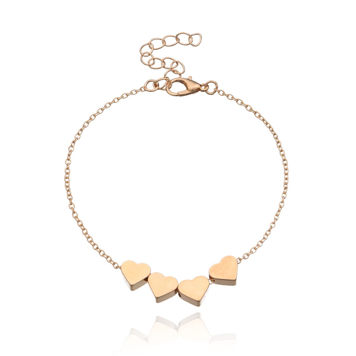 New Korean Chain Heart Bracelet For Women