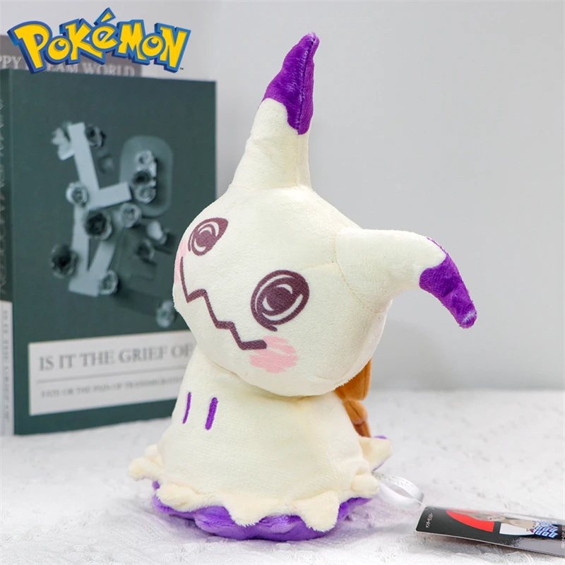 Color: light green - Pokemon Shiny Mimikyu Cubone Butterfree Plush Toys Anime Caterpie Shinx Charizard Stuffed Animal Peluche Dolls Birthday Gift Kid