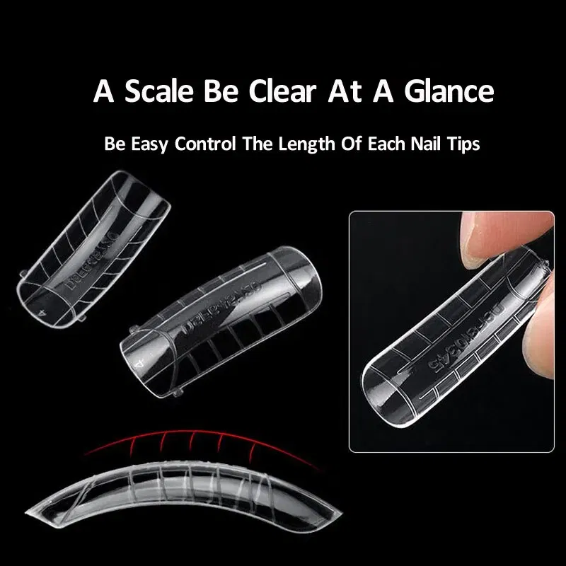 Color: DEEP BLUE - 120pcs Nail Forms Full Cover False Nails Quick Building Mold Fake Nail Shaping Extend Top Molds For Gel Salon Manicure Art