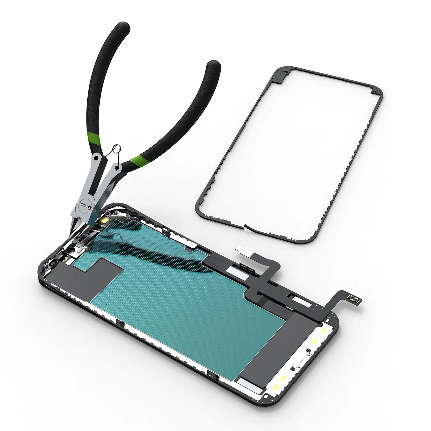2UUL DA83 Sharp Basic Plier High Precision Diagonal Cutter Phone Repair Wire Motherboard Shield Cover Middle Frame Nipper Tool