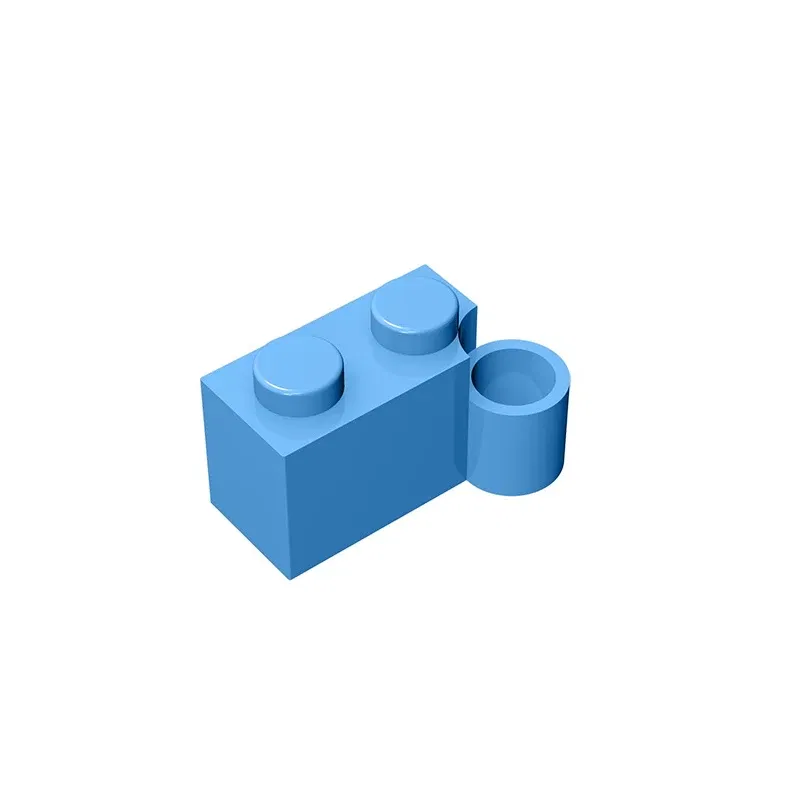 Color: light yellow - Gobricks GDS-809 HINGE 1X2 LOWER PART compatible with lego 3831 children's DIY Educational Building Blocks Technical