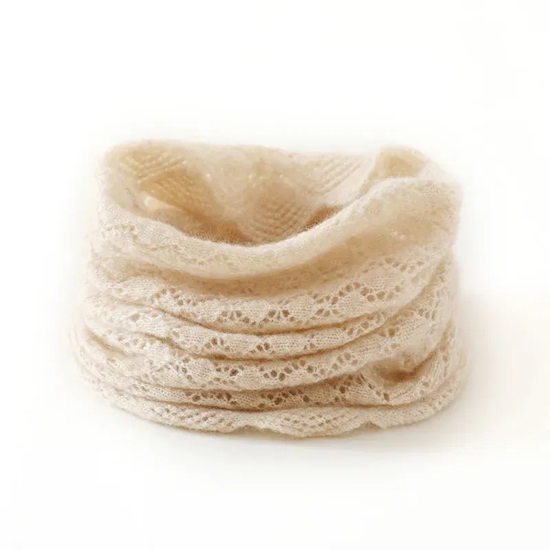 Color: Brown, Size: One Size, Ships From: CHINA, Age Range: >8Y - (100% Cashmere) Women's High-end Cashmere Neck Cover for Warmth, Classic Temperament, Versatile Women