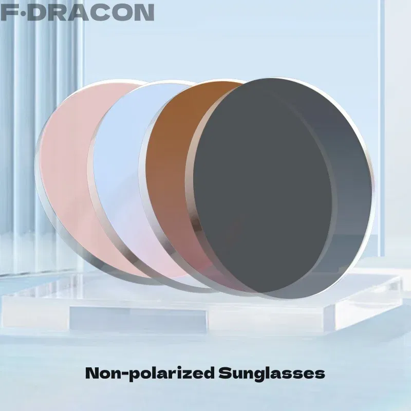 Lenses Color: Blue, Ships From: CHINA, Lens Index: 1.67 - F?·DRACON Non-polarized sunglasses 1.56 1.61 1.67 1.74 Anti-UV Blue light Driving Fishing HD CR-39 Prescription Custom Lenses
