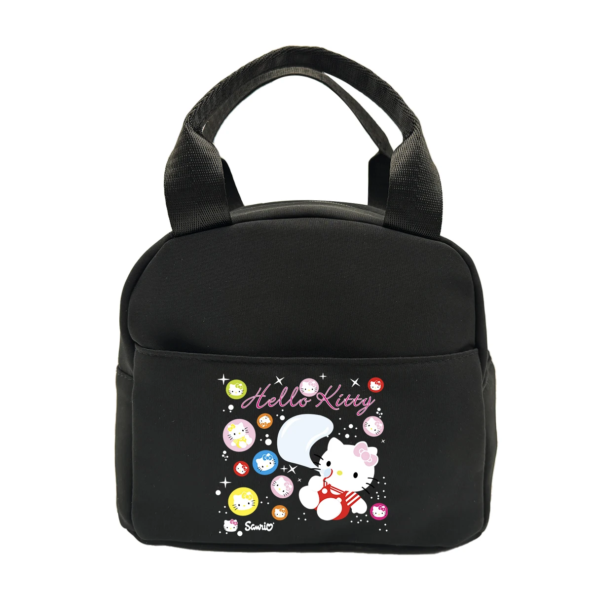 Color: Yellow - Hello Kitty Children's Lunch Bag Primary School Lunch Box Bag Children's Best Gift Cartoon Mochila Best Gift for Children