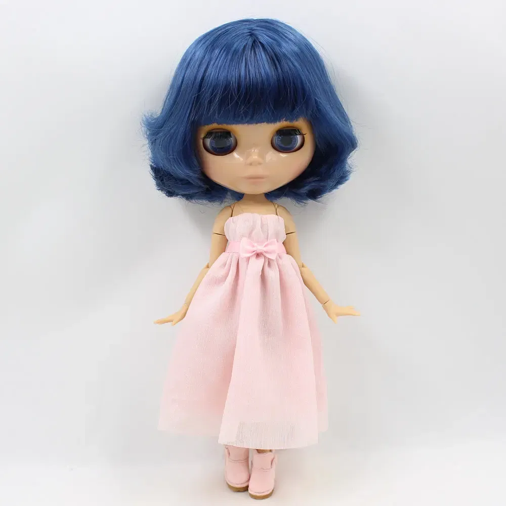 Color: Blue - Blyth doll warm Snow Boot with 6 styles for chossing suitable for Rubber and Joint body