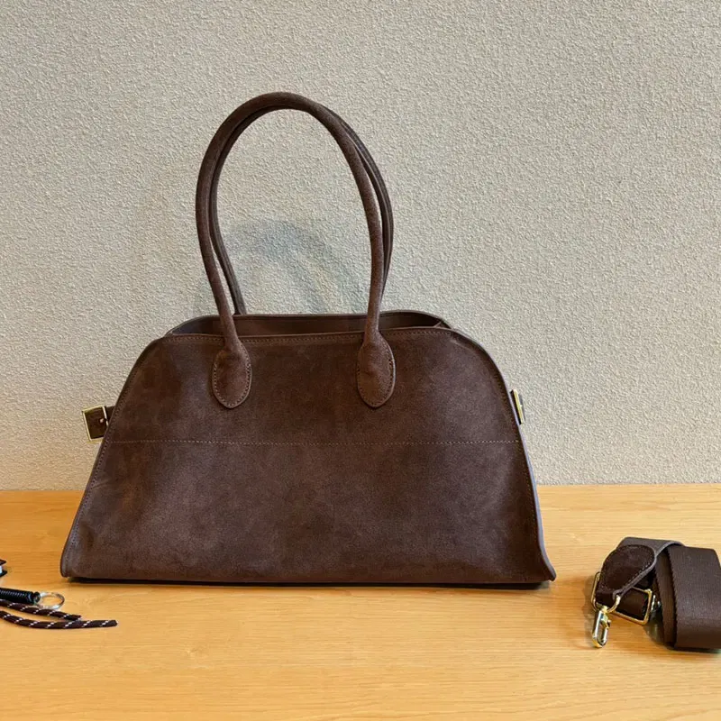 Suede Luxury Design Tote Large Capacity Commuting Bag High Quality Fashion Briefcase Handbag Ladies Versatile Shopping Travel