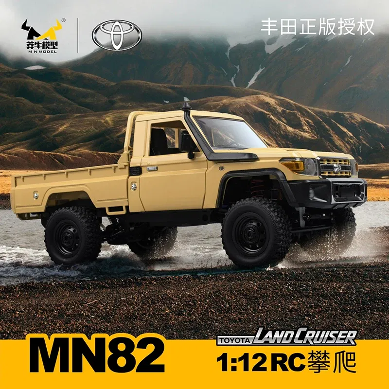 Color: green - MN82 1:12 Full Scale MN Model RTR Version RC Car 2.4G 4WD 280 Motor Proportional Off-Road RC Remote Control Car For Boys Gifts