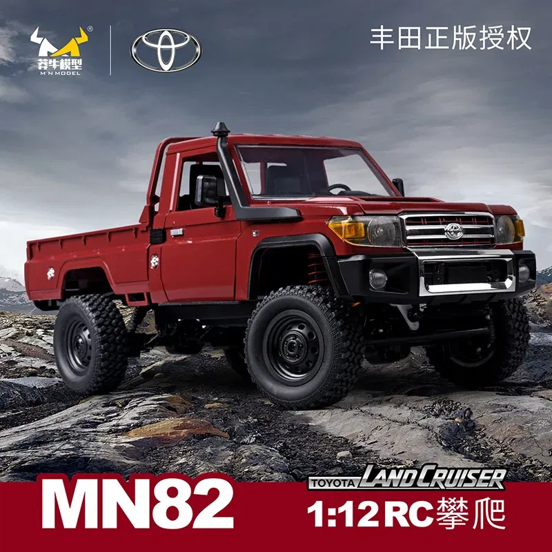 Color: green - MN82 1:12 Full Scale MN Model RTR Version RC Car 2.4G 4WD 280 Motor Proportional Off-Road RC Remote Control Car For Boys Gifts