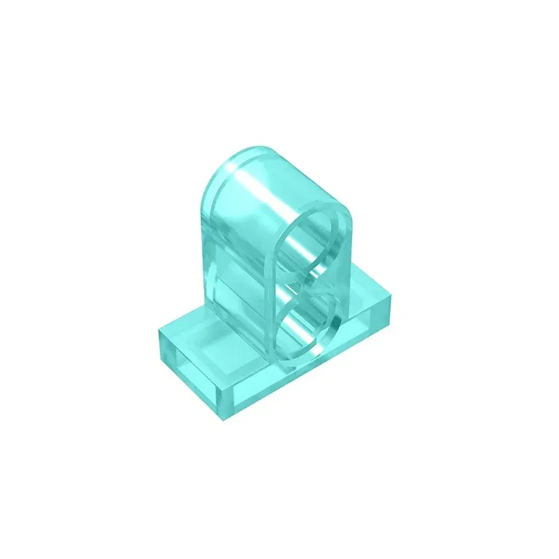 Color: Red - Gobricks GDS-937 Technical, Pin Connector Plate 1x2x1 2/3 with 2 Holes compatible with lego 32530 Educational Building Blocks