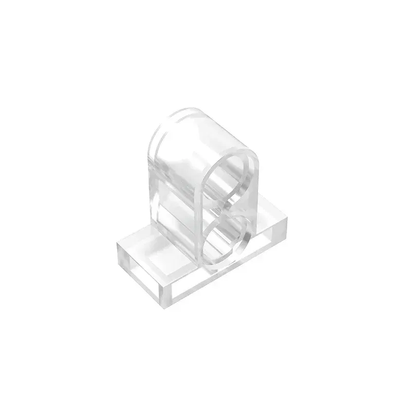Color: Red - Gobricks GDS-937 Technical, Pin Connector Plate 1x2x1 2/3 with 2 Holes compatible with lego 32530 Educational Building Blocks