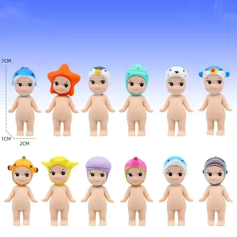 Color: green - 2025new Blind box Bo?®te aveugle s?©rie animaux ange oc?©an,