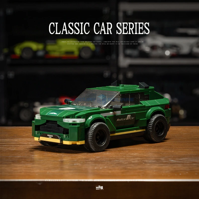 Medical Car Model Building Blocks MOC JD058 Fast Transportation City Rescue Vehicle Bricks Ideas Collection Toy Kit Gift Kids
