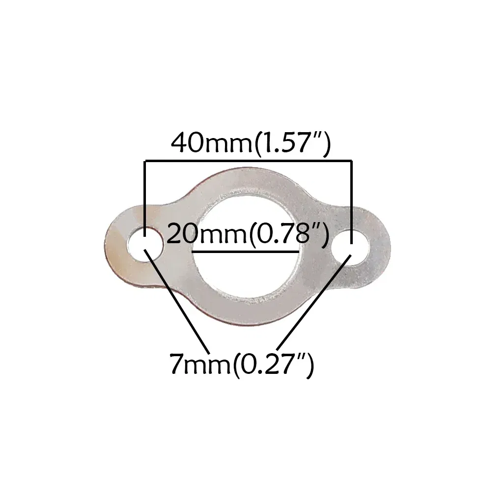Exhaust Pipe Manifold Gasket For Bicycle Motorized Bike 48cc 66cc 80cc 2 Stroke Mini Pocket ATV Quad Pit Bike