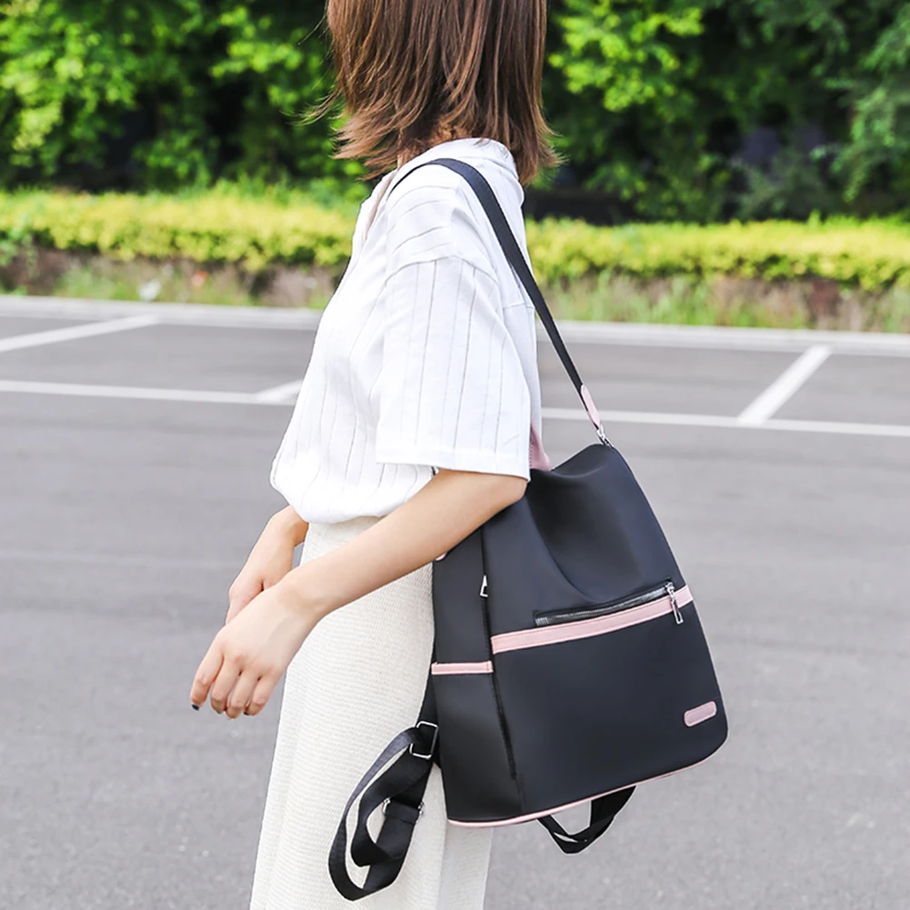 Waterproof Oxford Women Backpack Fashion Anti-Theft Teenager Students School Book Bags Multi-Pockets Female Travel Shoulder Bag