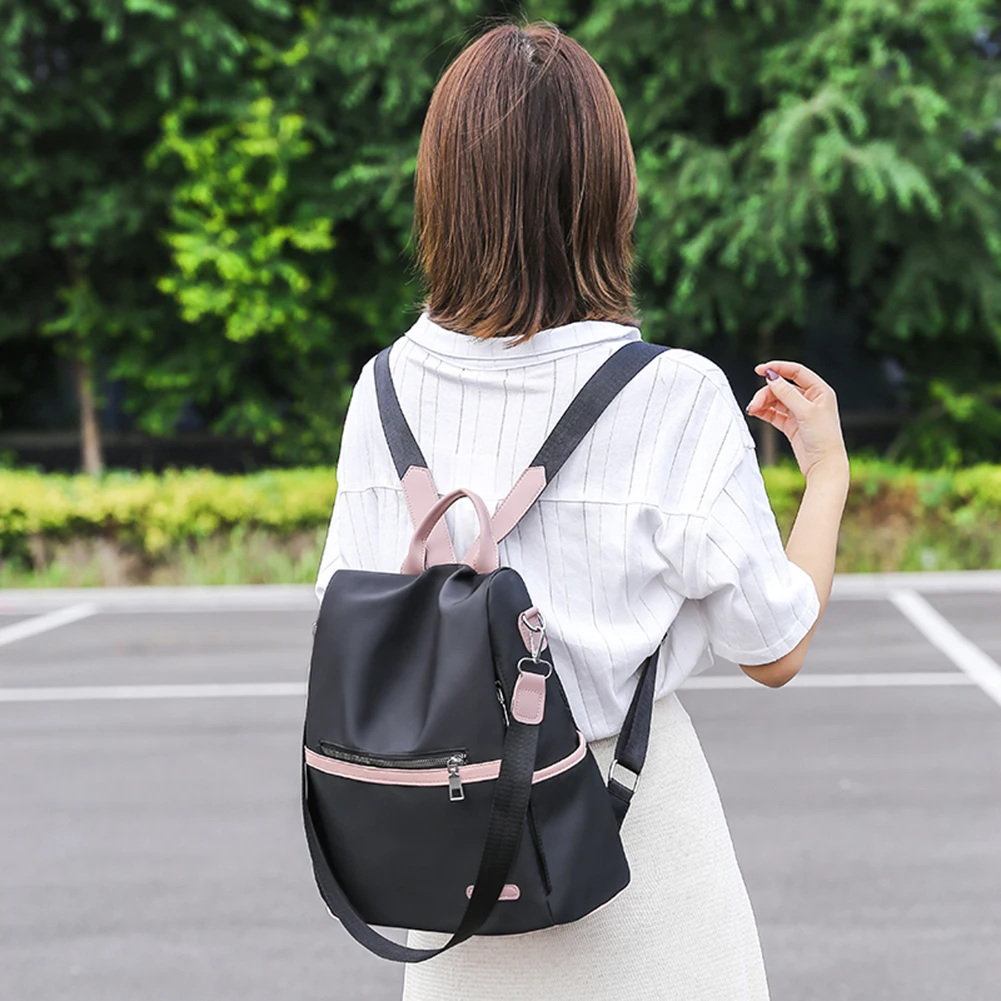 Waterproof Oxford Women Backpack Fashion Anti-Theft Teenager Students School Book Bags Multi-Pockets Female Travel Shoulder Bag