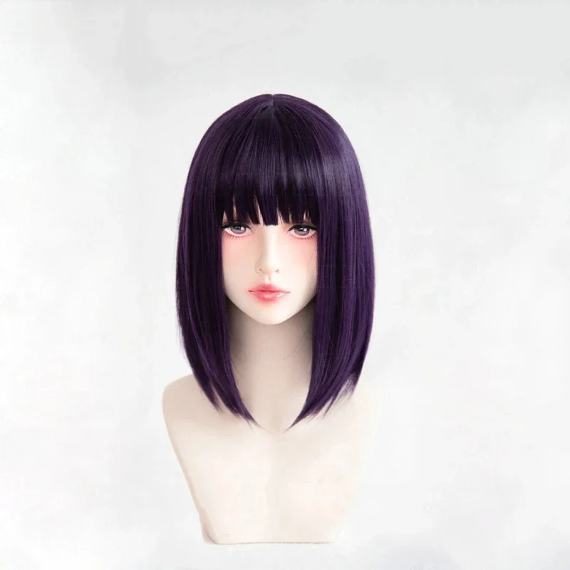 Anime Darling Marin Kitagawa Kuroe Shizuku Cosplay Wig Purple Short Heat Resistant Synthetic Hair Wigs