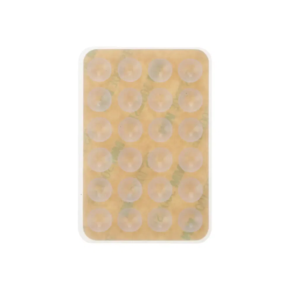 Color: Light Grey - Silicone World Square Silicone Mobile Phone Fixing Suction Cup Car Mounted Bracket Phone Case Universal Anti Slip Suction Cup
