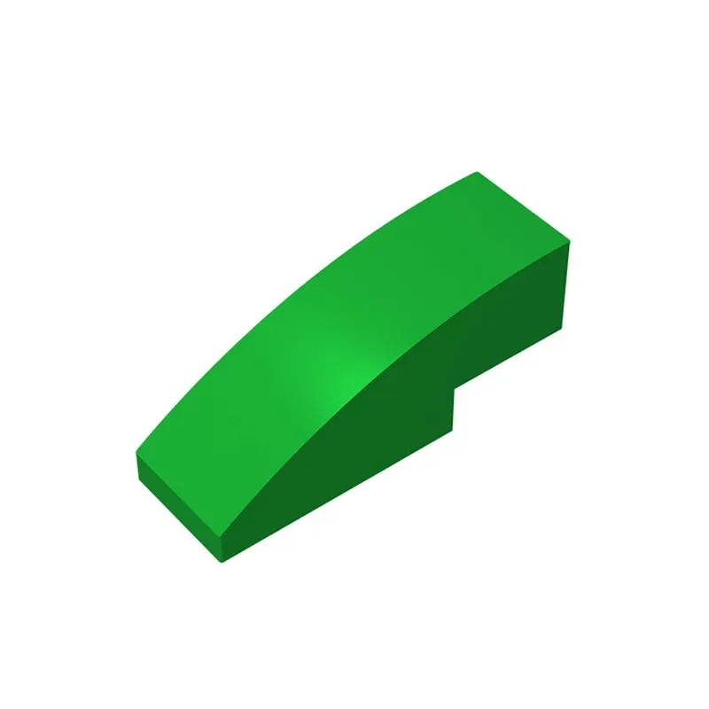 Color: light yellow - Gobricks 10PCS Assembles 50950 3x1 curved oblique brick Building Blocks Bricks Bulk Model City Classic Toy Boys Girls Kids Gift