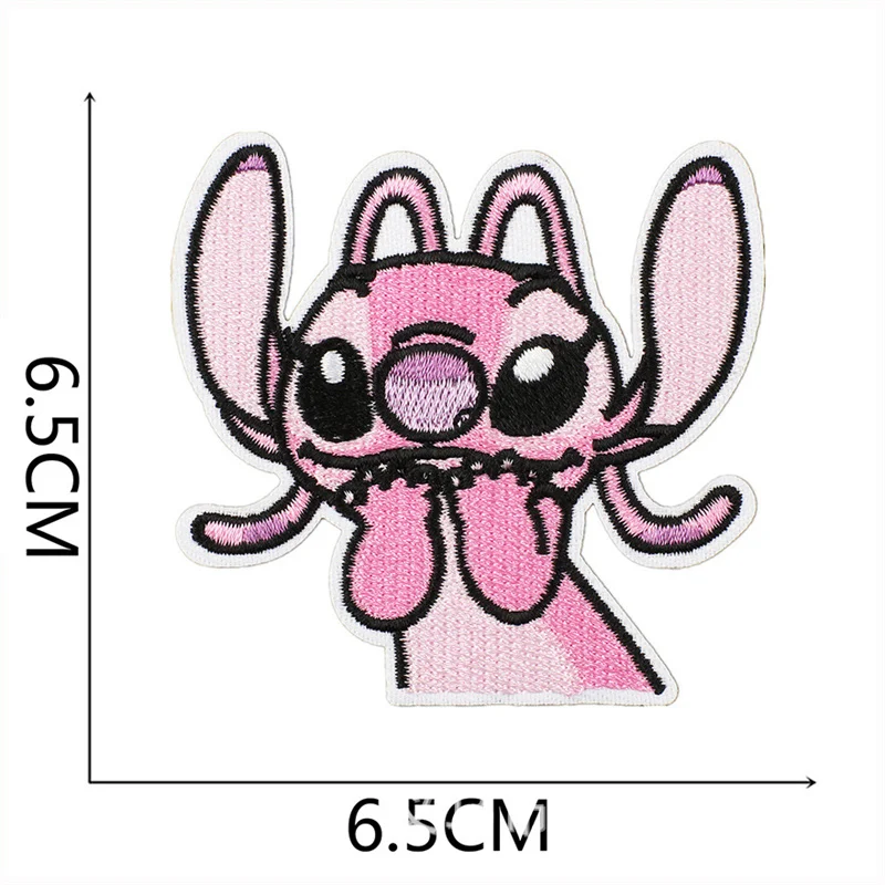 Color: Antique Copper - 1pcs Lilo & Stitch Embroidery Cloth Stickers Disney Bags Clothes DIY Accessories Kids Pants Hole Repair Iron On Patch Applique
