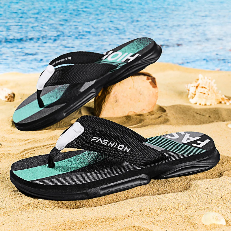 Color: ROYAL BLUE, Shoe Size: 42 - Summer Men's Flip-flops Massage Granule Men Slippers Comfortable Beach Sandals Men Casual Shoes House Flip Flops Bathroom Shoes