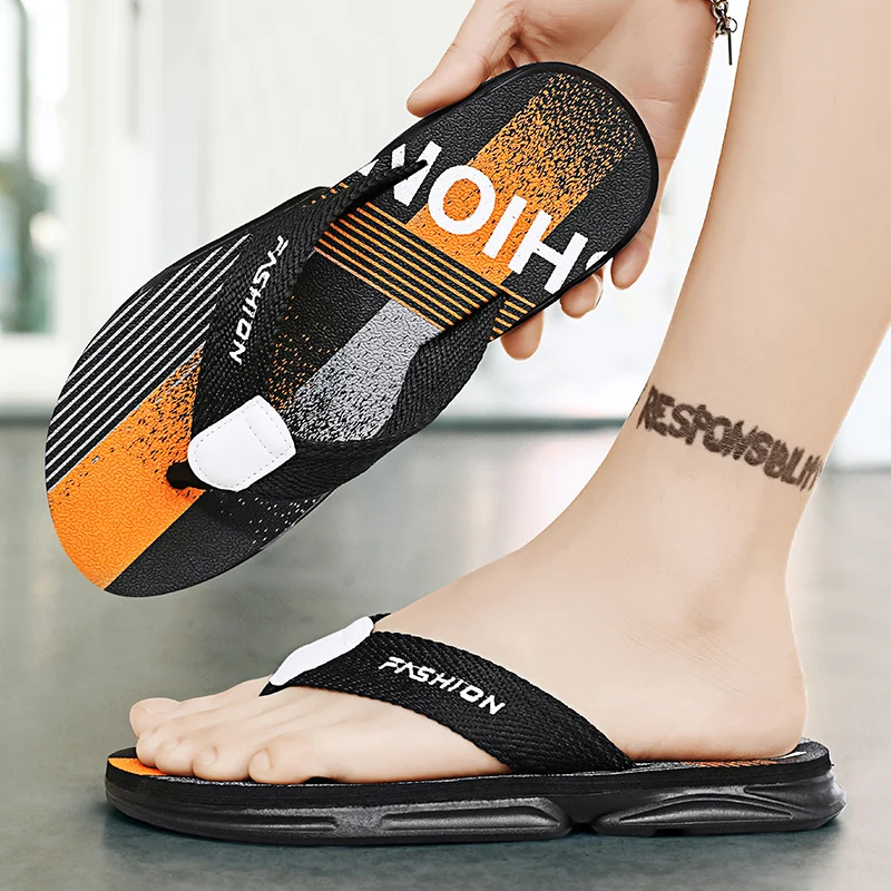 Color: ROYAL BLUE, Shoe Size: 42 - Summer Men's Flip-flops Massage Granule Men Slippers Comfortable Beach Sandals Men Casual Shoes House Flip Flops Bathroom Shoes