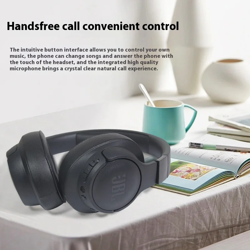 Color: black - 100%Original JBL TUNE 770NC Bluetooth Wireless Headset Noise Reduction Headphones 55 hours of battery life Bluetooth 5.0