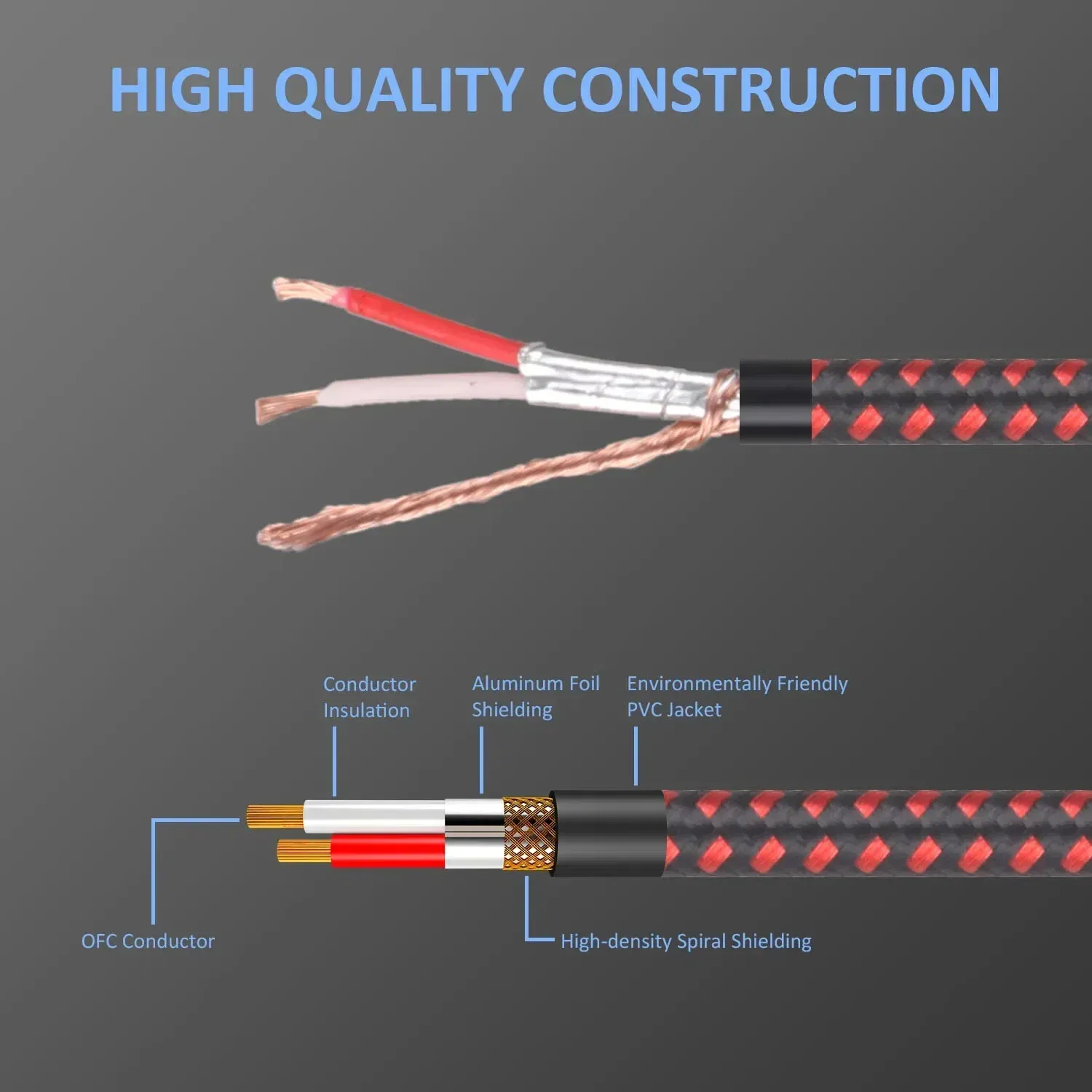 Color: Black, Length: 20m - TIMEYES 3.5mm To Mini XLR Female Stereo Audio Cable 1/8 Inch TRS To 3-pin Mini XLR Female Headphones Audio Cable