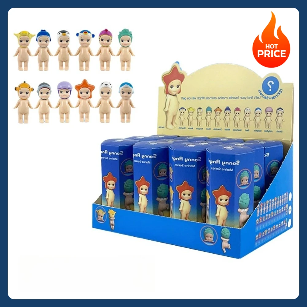 Color: Yellow - 2025 New HOT Blind Box Series Angel Party Ocean Car Decoration Cupid Hand Fashion Doll Birthday Gift Toy miniso