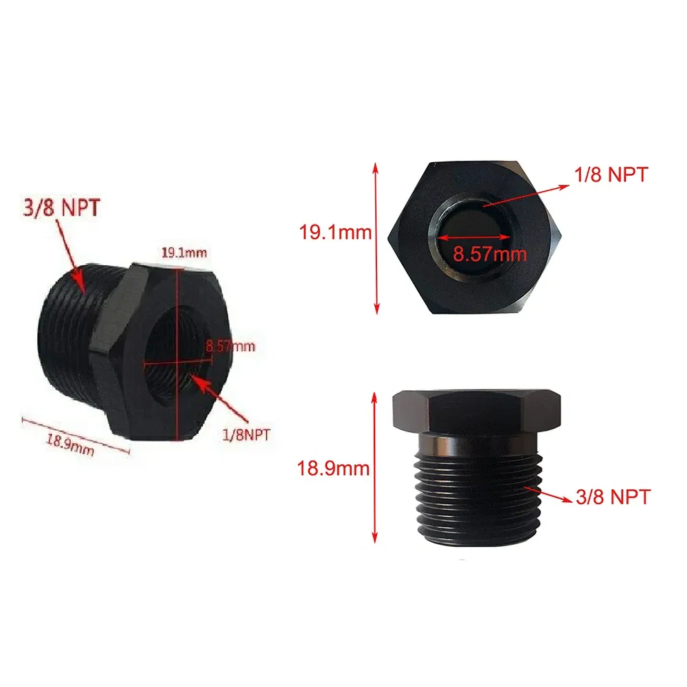 OYOTE 3/8-1/8 NPT Coolant Temp Sender Sensor Adapter K-SERIES For K20 K24
