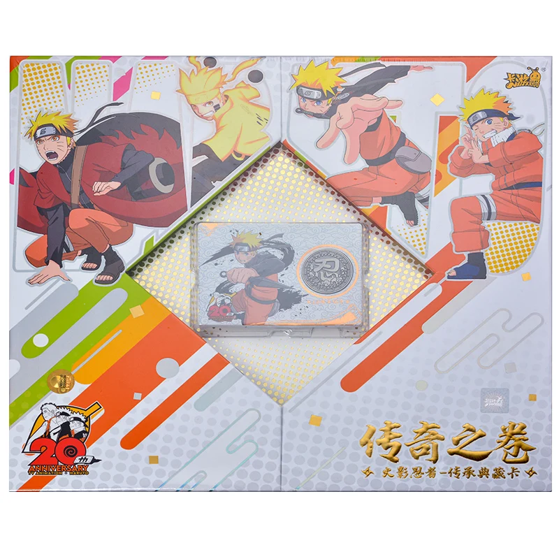 Color: Dark Khaki - Genuine KAYOU Naruto Cards Soldier Chapter All Chapters Complete Works Series Anime Character Collection Card Child Toy Set