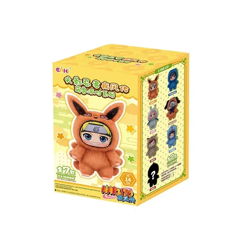 Color: Red - In Stock Original TOP TOY Naruto EAKI Cute Beast Party Sasuke Vinyl Cute Plush Blind Box Figure Pendant Gift