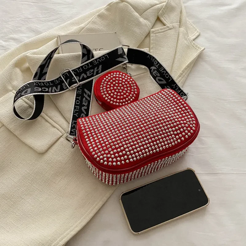 Shoulder Crossbody Bag With Small Purse
