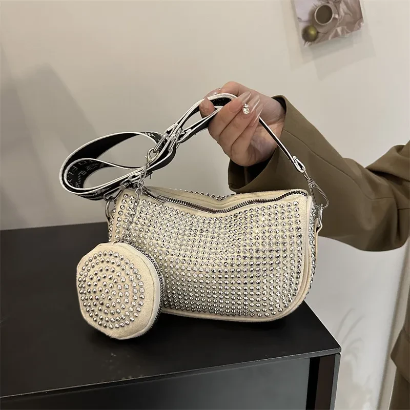 Shoulder Crossbody Bag With Small Purse