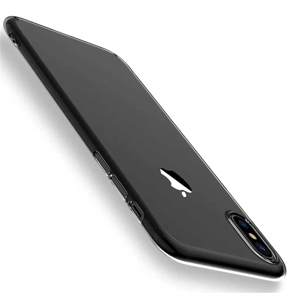 Material: artificial leather - Transparent Soft Case For iPhone 11 12 13 Mini 15 14 Pro XS Max Clear Silicone Case For iphone X XR 8 7 Plus SE 2020 Back Cover