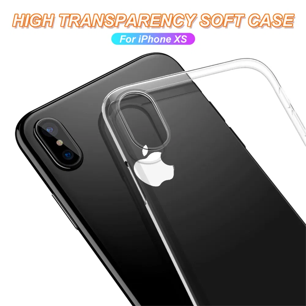 Material: artificial leather - Transparent Soft Case For iPhone 11 12 13 Mini 15 14 Pro XS Max Clear Silicone Case For iphone X XR 8 7 Plus SE 2020 Back Cover