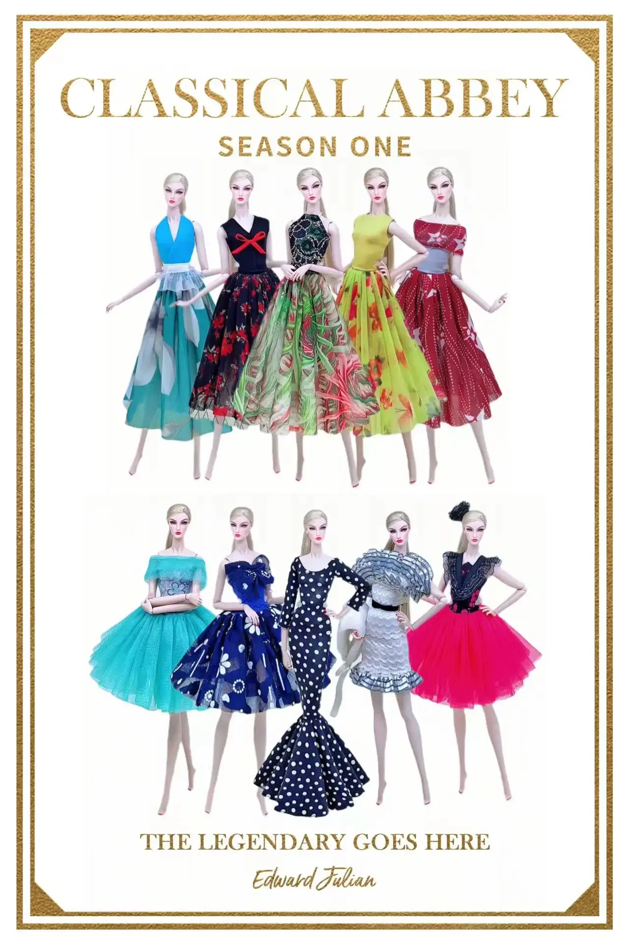 Color: Black - clothes for barbie extra