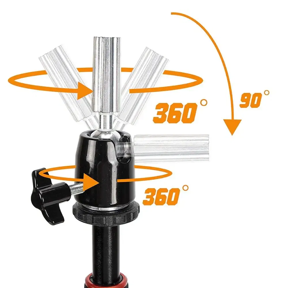 Ships From: CHINA - Black Multifunction Mannequin Tripod/Camera Stand Canvas Block Training Doll Manikin Head Wig Stand for Cosmetology Hairdres