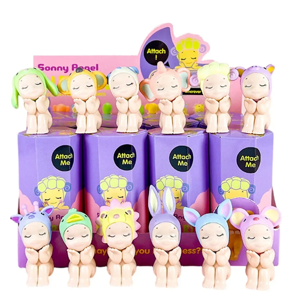 Color: green - Mini Figures Ornaments Dolls Fans Children Christmas Birthday Gift Anime S Angel Cute Dreaming Sitting posture Series Blind Box