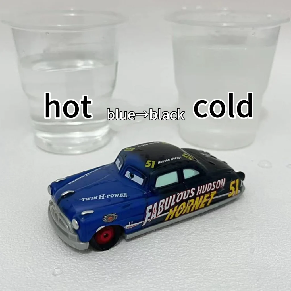 Color: SKY BLUE - Pixar Cars 3 Temperature-variable Model Disney Lightning Mcqueen Racing Family Mack Uncle Car Toy Boy Girl Children Toys Gift